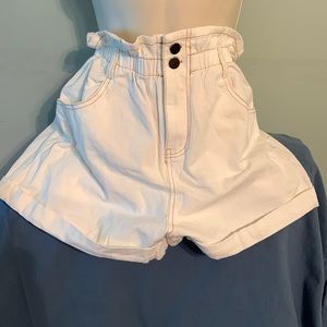 She + sky womens white shorts